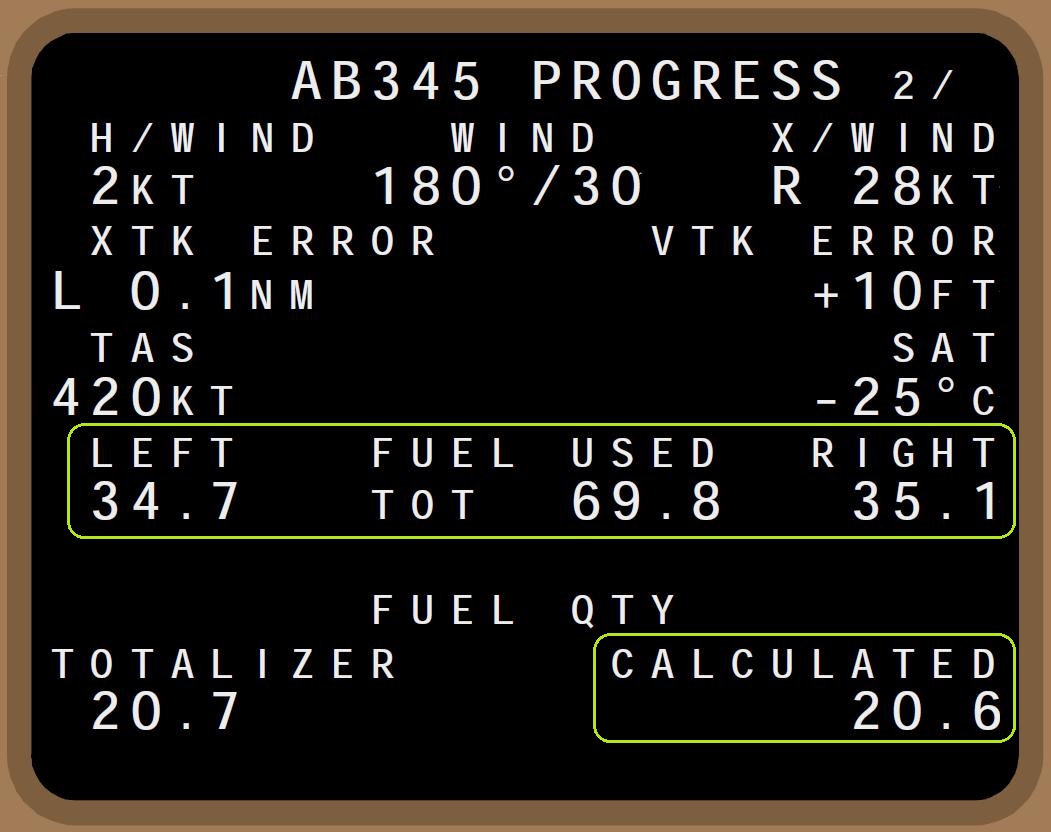 Calculated/Totalizer Fuel & Pre-Fuelling